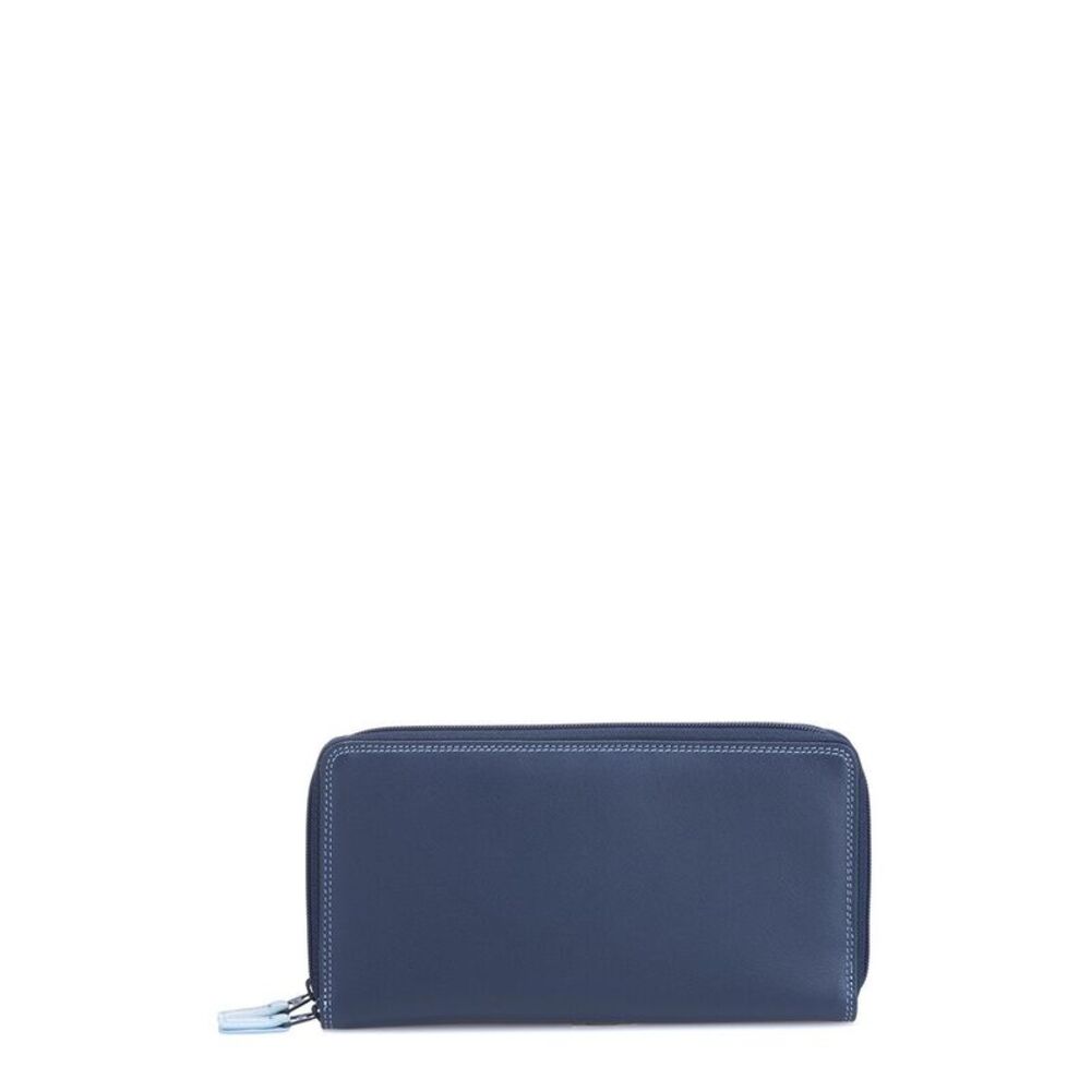 Mywalit Large Double Zip Around Leather Purse